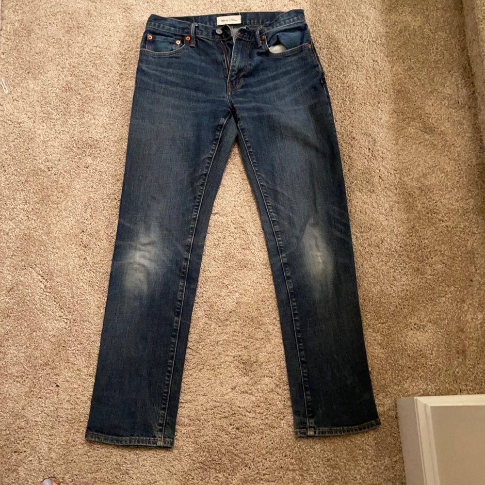 Gap straight jeans fairly new slightly worn